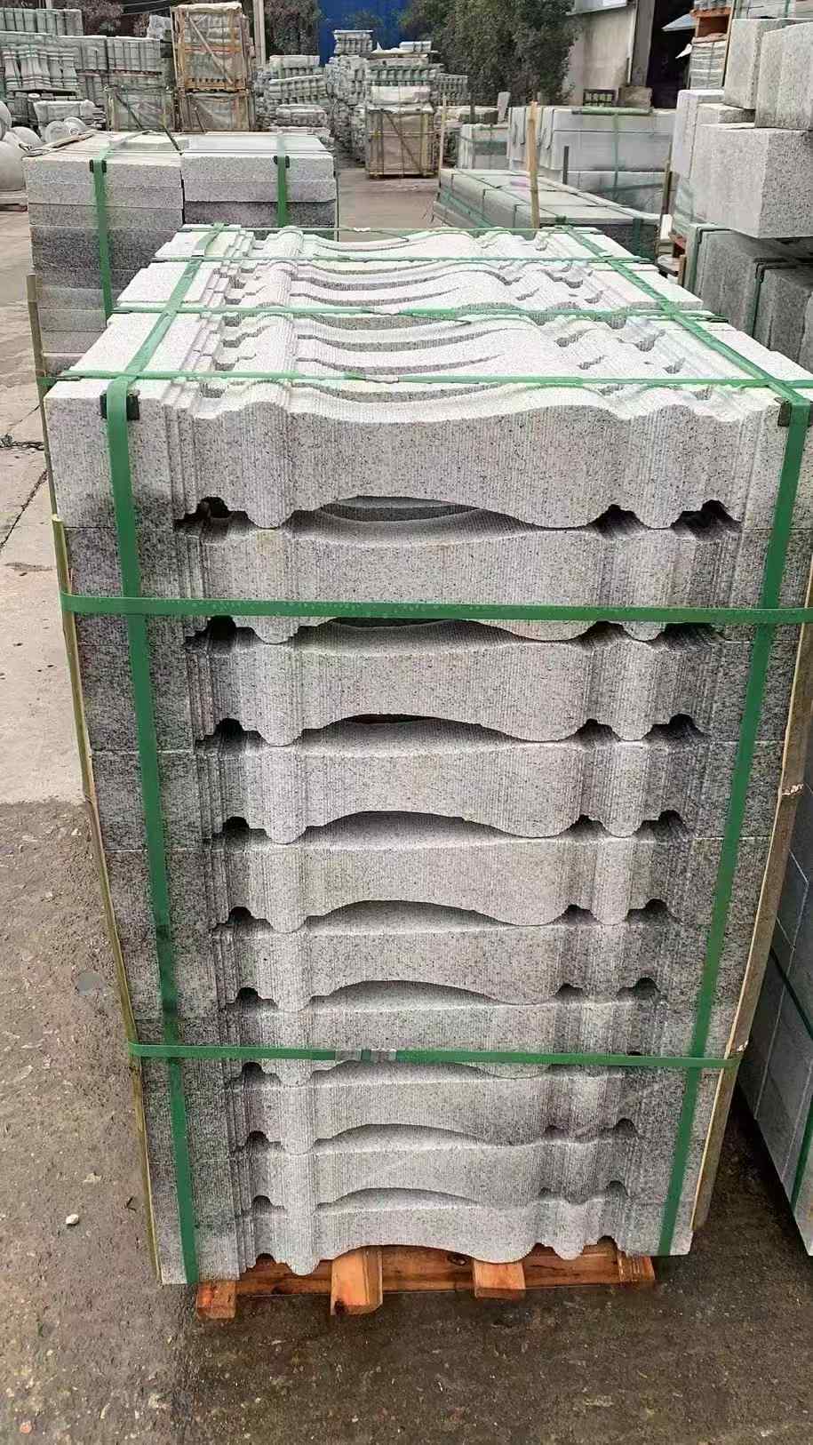 西宁 芝麻白方形拉丝面，栏杆花瓶柱