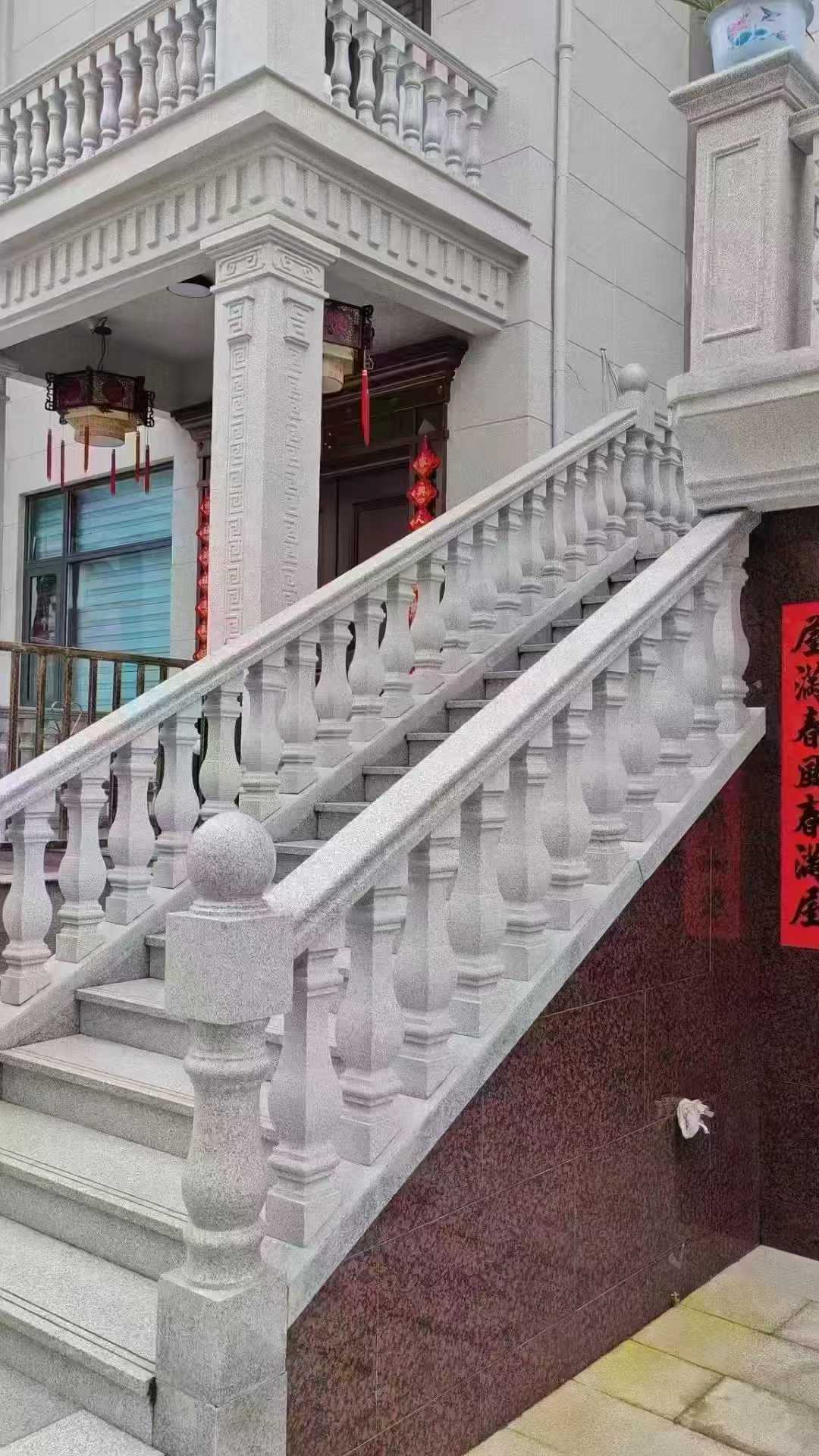 西宁 天然石材 阳台庭院护栏、栏杆