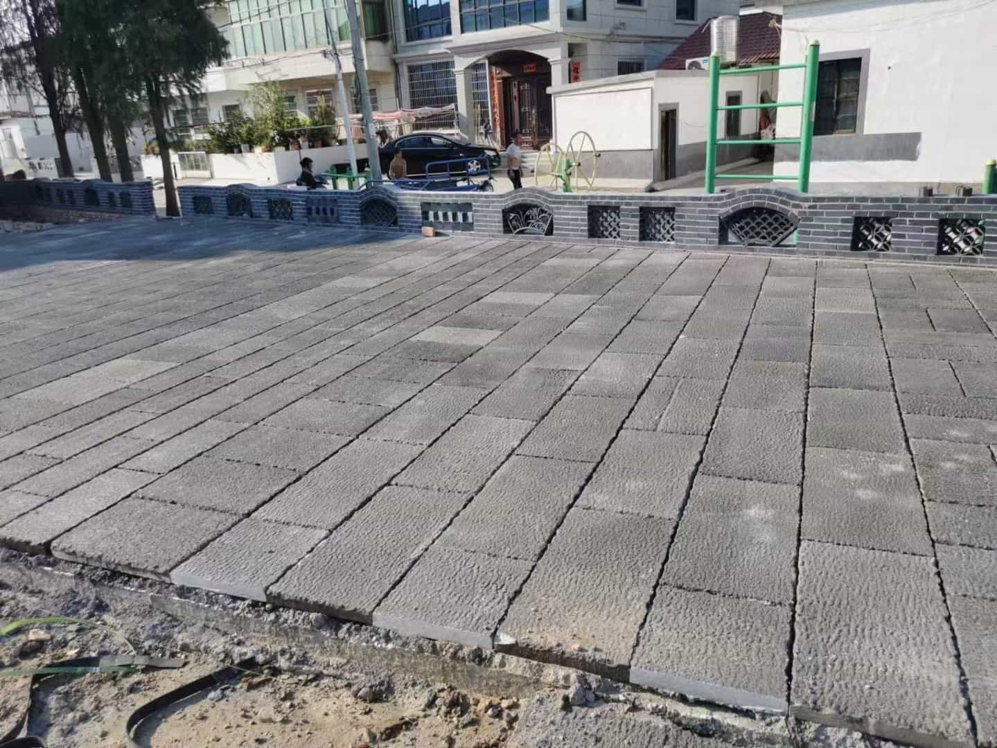 西宁仿古石铺装效果