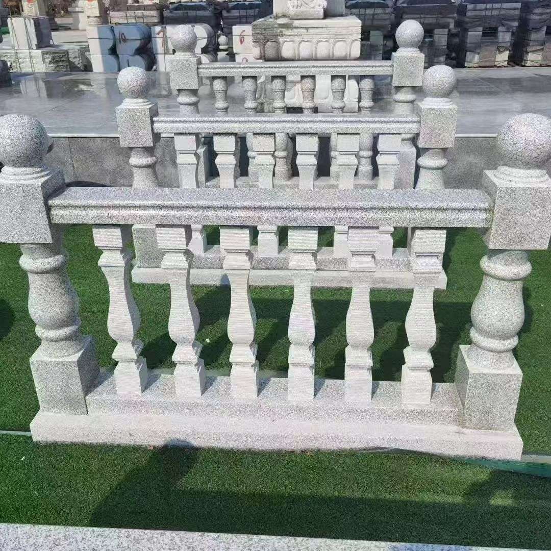 西宁 别墅石材栏杆特写