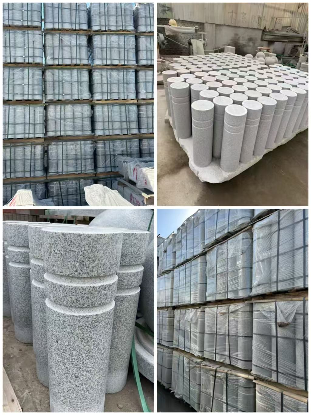 西宁 芝麻白花岗岩挡车柱、隔离柱多少钱